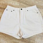 H.I.P. Jeanology vintage 90s white high rise huggers jean shorts Photo 0