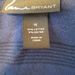 Lane Bryant  Sz 16 Striped Blue and Teal Cardigan Photo 9