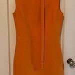 Tangerine Authentic Valentino  orange Crepe Dress Size 6 Lined, Pockets New Wi… Photo 0