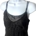 Y2K Allure Velvet & Satin Black Shimmer Slip Dress Fairygoth Dark Romantic S Photo 2