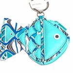 Vera Bradley Bag Charm & Coin Purse Go Fish, Blue Photo 3