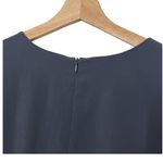 MM.LaFleur  Navy Sheath Dress Women’s Size 14 3/4 Sleeve Office Minimal Career Photo 7