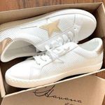 Vintage Havana  Carla Sneakers Gold Snake Size 8 Star Shoes White Sneakers NEW Photo 0