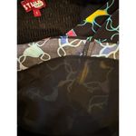 STAUD Black Multicolor Print Long Sleeve Sweetheart Neck Josephine Top 12 Photo 10