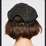Free People Avery Leather Suede Lieutenant Cap Photo 2