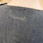 DSQUARED2 Denim Distressed Mini‎ Y2K Dress Size 40 Small Blue Photo 4