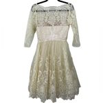 Chi Chi London NWT Gilded Grace Lace Dress Size 4 in Champagne Photo 4