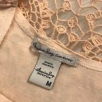 American Rag 5/$25 long sleeve crocheted crop top with scoop neck size medium Photo 2