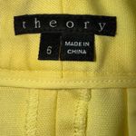 Theory  Butter Yellow Pocketed Wool Mini Skirt‎ EUC Size 6 Photo 6