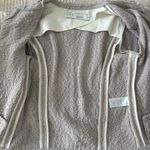 IRO Shavani Jacket Blazer Women’s 38 Tweed Gray Open Front Fringe Photo 8