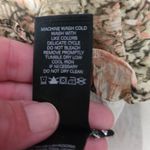 Axcess Y2K Sleeveless Paisley Wrap Blouse – Size Medium – Boho Patchwork Print Tan Photo 6