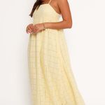 Petal and Pup Alyah Maxi Dress size Large yellow eyelet lace Photo 4