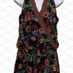 Black floral print romper Black Size M Photo 1