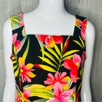 Vintage SL fashion two piece Hawaiian shirt and skirt Size 8 floral tropical Pink Photo 6
