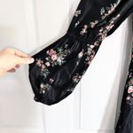 Reformation  Mica Dress in Evita Black Floral Photo 4
