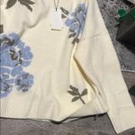 Ted Baker LONDON Flower Crewneck Sweater in Soft Marshmallow Sz XL NWT $175 Photo 8