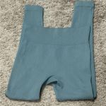 Women’s sea green Ribbed Leggings size S Photo 0