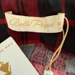 NWT Belle Poque Sleeveless Adjustable Halter Red Plaid Top M Size M Photo 8