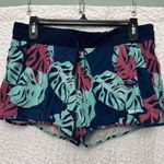 Patagonia Women’s Nine Trail Shorts Blue and Pink Vibrant Design Size M Photo 0