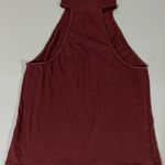 Me to We Red Halter Turtleneck Tank Top Shirt Blouse Size L ♥️✨ Photo 1