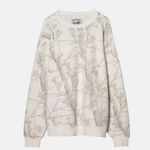 Dairy Boy  Woodland Camo White Gray Oversized Crewneck Photo 0