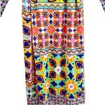 ZARA Boho Print Satin Belted Kimono Robe Dress Size M NEW Photo 7