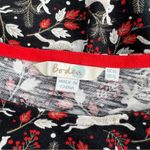 Boden penny Jersey dress 3/4 sleeve bunny print holiday sz 4 long Black Photo 6