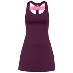 Alo Yoga Alo Airlift Fly Dress Dark Plum Purple Padded Open Cut-Out Cutout Back Mini M Photo 4