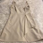 Gianni Bini GB DRESS SIZE 6 BRAND NEW LENGTH 35” BUST 34” color light tan Photo 11