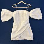 Elliatt *NWT* Palladium Mini Dress in Ivory with Puffy Sleeves Photo 1