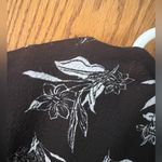 Christopher & Banks  White Black Floral Attached Tank Peasant Top Small Flaw Photo 7