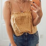 Cotton On Flowy Yellow Crop Top Photo 0