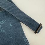 Life is Good Purse Road Trip Denim Blue Star Crossbody Bag Zipper Cotton Blend Photo 5