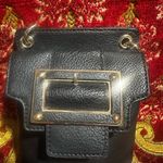 Liz Claiborne  black big buckle crossbody bag Photo 1