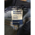 Old Navy  Maternity Rockstar Blue Denim Jeans Super High-Rise Size 8 Regular Photo 9