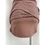 Urban Outfitters Pins & Needles Brown Crochet Lace Knit Lace Dress XS Beachy Photo 3