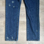 One Teaspoon NEW VIRGIN BLUE AWESOME BAGGIES HIGH WAIST STRAIGHT LEG JEANS BLUE Photo 5