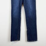 Anthropologie Pilcro The Split Straight Jean High Rise Dark Wash Size 29 Photo 4