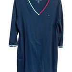 Tommy Hilfiger  Low V shirt Dress Sz L Photo 0