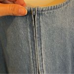 Vintage Country Wear XL Embroidered Denim Sleeveless Dress Western Barn Boho Blue Photo 9