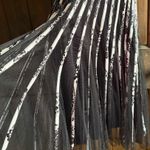 Maner Black and White Striped Dress Photo 11