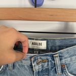 AGOLDE 26 Parker Shorts Swapmeet Light Wash Distressed Fray Streetwear Grunge Photo 2