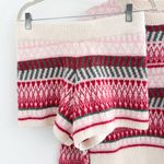 Pink Lily  Cream Multi Fair Isle Knit Sweater Short Set Photo 3