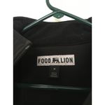 Food Lion Women’s Zip Up Employee Jacket Coat Size Medium Black Work Wear Photo 3