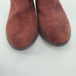 Not Rated ‎ Brown Fringe Faux Suede Booties Sz 9.5 Photo 5