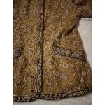Oscar de la Renta  RARE Golden Embroidered/Beaded Blazer Size 12 Photo 7