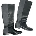 ZARA Basic Black Riding Boots Size 40 Photo 0