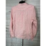 Brand New Untuckit Women's 0 Calina Pink White Long Sleeve Button Down Shirt Top Photo 1