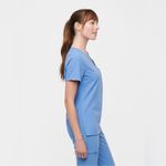 FIGS  Catarina Ceil Blue Scrub Top Shirt Size XL Photo 1