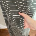 J.Jill v-neck cap sleeve striped midi jersey knit t-shirt dress with pockets XS Photo 5